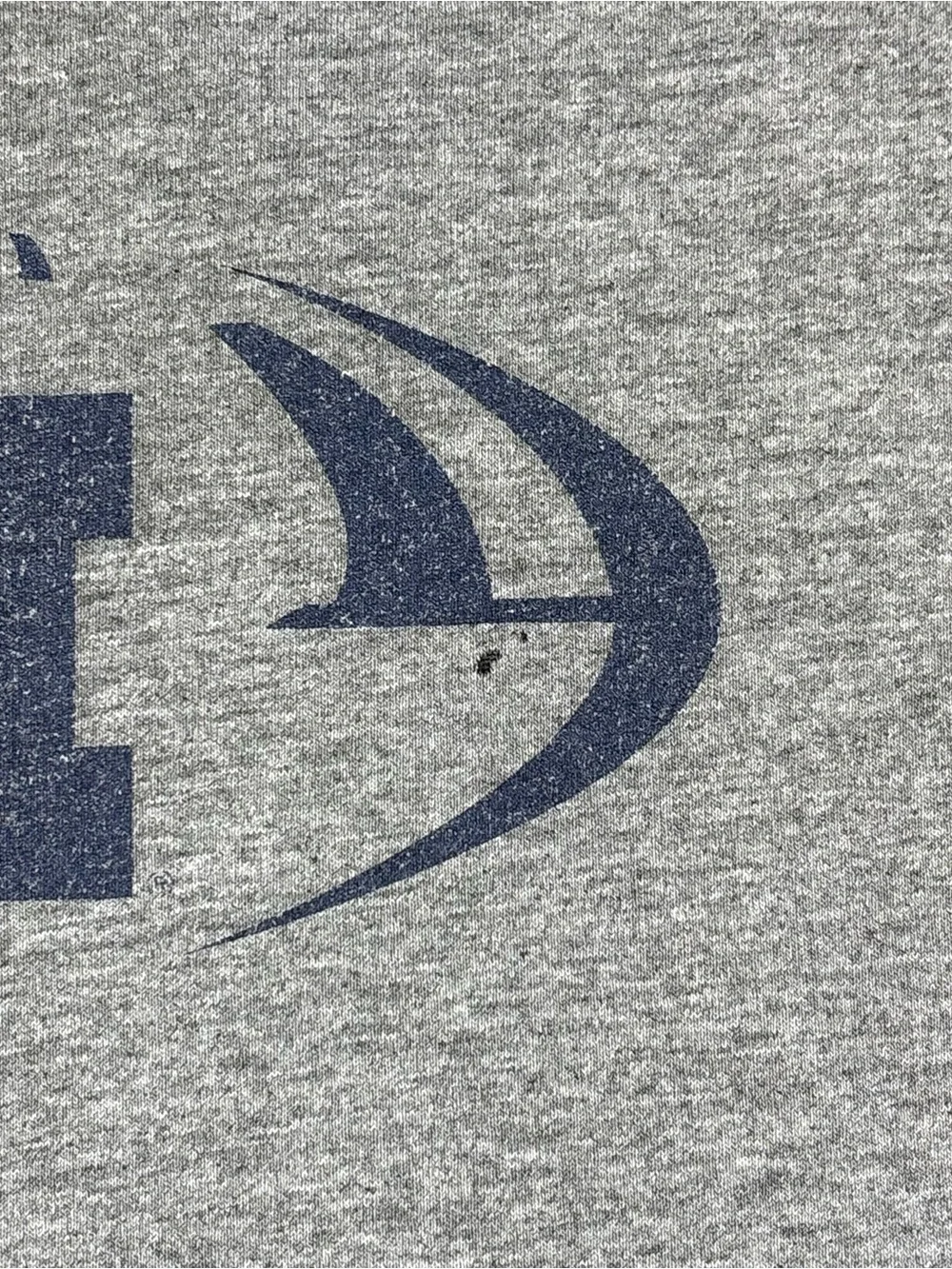 Y2K Vintage University of Michigan Wolverines Football Gray Nike T-Shirt Medium